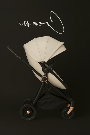 Aqua Model Krem Bebek Arabası