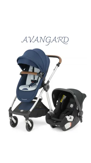 Avangard Mavi Bebek Arabası